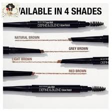 Jual Maybelline Eyebrow Define And Blend Grey Brown Online Desember 2020 Blibli