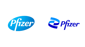 This logo image consists only of simple geometric shapes or text. Brand New New Logo And Identity For Pfizer By Team
