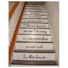Lastly, i'm located in dc if that helps. Home Stair Decals Vinyl Wall Sticker Quote We Are Famliy Art Decor Removable Decor Decals Stickers Vinyl Art Home Decor