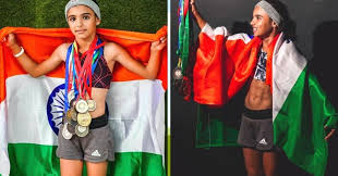 It's always the curly hair kid stealing your girl. Meet 9 Year Old Wonder Kid Pooja Bishnoi A World Record Holding Athlete