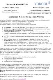 Recette Du Miam O Fruit Pdf Yokool