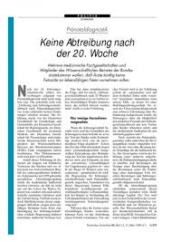 Steht das thema schwangerschaftsabbruch im raum, sollte die entscheidung schnell getroffen werden. Pranataldiagnostik Keine Abtreibung Nach Der 20 Woche