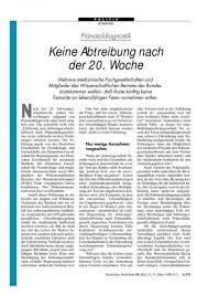 In polen war der abbruch von 1943 bis 1945 und von 1956 bis 1993 erlaubt, heute ist er nur bei medizinischer oder kriminologischer indikation legal. Pranataldiagnostik Keine Abtreibung Nach Der 20 Woche