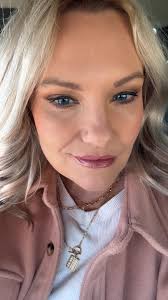 I recently had a personal makeup consultation with Brenda at Studio6 Beauty  & Barber, LLC to test her cosmetic line. In this unfiltered picture, I'm  wearing her foundation, lip liner, and lipstick,