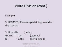 Chapter 1 Basic Word Structure Ppt Download