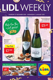Lidl Offers Leaflet 27th December 2018 2nd January 2019 Weekly Offers Online Lidl Leaflet Offer