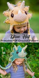 Make A Dino Hat Animal Hat Crochet Patterns Crochet Pattern Pdf Amorecraftylife Com Hat Baby Croch Crochet Hats Crochet Hat Pattern Crochet Animal Hats
