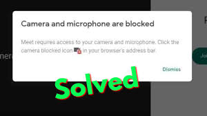 If it's red with a slash, it means the current meeting is muted. Fix Google Meet Camera And Mic Not Working Problem Camera And Microphone Are Blocked Youtube
