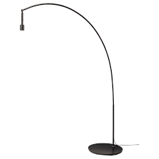 Skaftet Floor Lamp Base Arched Black Ikea Switzerland In 2020 Floor Lamp Base Lamp Bases Floor Lamp