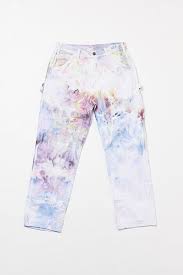 Black And Blue Tie Dye Pants Riverside Tool Dye X Urban Renewal Dickies Tie Dye Pant Tie Dye Pants Pants Dickies
