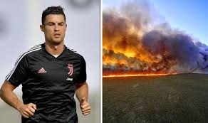 Download alok free fire png free hd and use it as you like for only personal use. Cristiano Ronaldo Posts Fake Image Of Amazon Rainforest Fires On Instagram Football Sport Express Co Uk