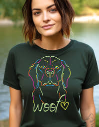 Graphic Tee Woof,canine Communication Tee,speak Bark Chic Shirt,paws and  Prints Graphic Tee,bark and Woof Tee,expressive Bark Shirt