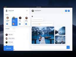 Desktop Video Call App Brave Wings User Experience Design App Design