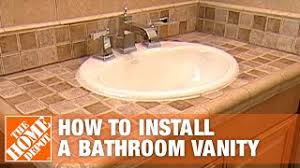 Mosaic designs can give you stunning looks. How To Install A Bathroom Vanity With Mosaic Tiles The Home Depot Youtube