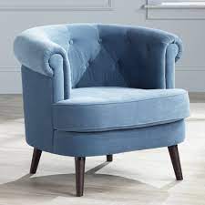 33 Amazing Pieces Of Furniture You Can Get On Amazon Blue Accent Chairs Comfy Armchair Plush Chair