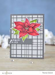 Video Altenew Build A Flower Poinsettia Giveaway Poinsettia Altenew Altenew Cards