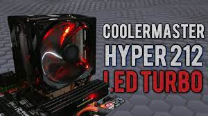 Dual xtraflo 120 red led pwm fans. Cooler Master Hyper 212 Led Turbo Unboxing Review Y Test Youtube