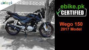 Wego 150cc 2017 Model For Sale In Karachi Ebike Pk Certified Bike 150cc Models For Sale Bike