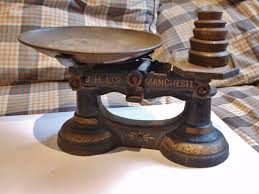 Antique Globe Balance Scales J H Ltd Manchester Vintage Scale Antique Sewing Table Antiques