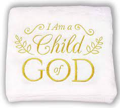 Buy Baptism Gifts For Boys Girls Baby Christening Catholic Lds Christian Lutheran I Am A Child Of God Embroidered Soft Large White Towel Confirmation Gift For Teenage Girl First Communion Decorations Online