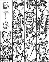 Download printable park jimin coloring page. Coloring Pages Bts Morning Kids