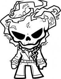 How To Draw Chibi Ghost Rider Step 9 Unicorn Coloring Pages Avengers Coloring Pages Toy Story Coloring Pages