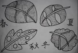 春夏秋冬的叶子__起跑线儿童画