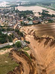 Antes e depois: veja vista aérea de cidade alemã afetada por enchentes