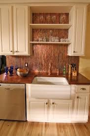 Stunning Copper Backsplash For Modern Kitchens Colorful Kitchen Backsplash Kitchen Renovation Kitchen Design
