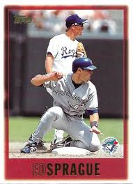 1997 topps baseball cards complete factory sealed set: Ed Sprague 1997 Topps 345 Toronto Blue Jays Baseball Card