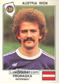 Herbert prohaska ➤ former footballer (attacking midfield) ➤ last club: Sticker 121 Prohaska Austria Wien Panini Euro Football 79 Laststicker Com