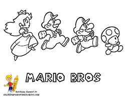 Princess peach coloring pages to view printable version or color it online (compatible with ipad and android tablets). Mario And Peach Coloring Pages Coloring Home