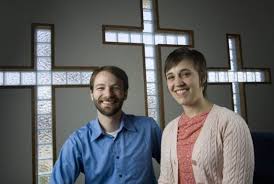 Young couple settling in as pastors at Lutheran churches