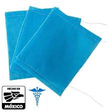 La tela quirurgico 60 gramos es un textil no tejido; 100 Cubrebocas Tapabocas Mascarillas Doble Capa Quirurgico