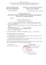 CÔNG TY CỔ PHẦN NƯỚC MÔI TRƯỜNG BÌNH DƯƠNG