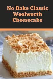 No Bake Classic Woolworth Cheesecake Cook Recipe Cheesecake Recipes Baking Cream Cheese Recipes