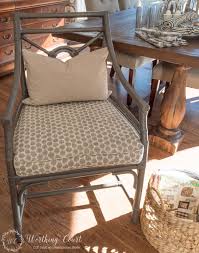 Simple Diy Projects From My Breakfast Area Makeover Worthing Court Bamboo Furniture Makeover Rattan Furniture Makeover Bamboo Chair Makeover
