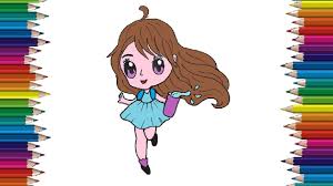 It's a great way to create without the burden of having to make something look real enough. How To Draw Anime Girl Cute And Easy Cartoon Baby Girl Drawing Step By Step