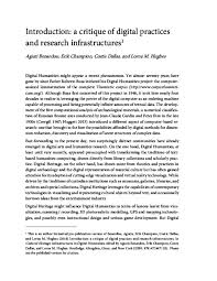 Do not simply copy those papers. Pdf Introduction A Critique Of Digital Practices And Research Infrastructures Costis Dallas And Erik M Champion Academia Edu