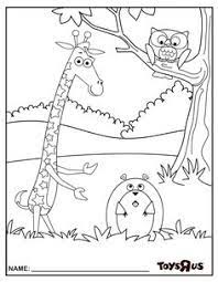 Enjoy the wonderful world of coloring. Toys R Us Geoffrey Coloring Pages