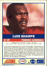 1989 Score #102 Luis Sharpe