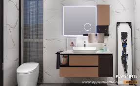 The paint won't adhere correctly to the vanity if you try to paint it as is, and you'll end up with a subpar look. Glossy Laminate Bathroom Vanities Oppein