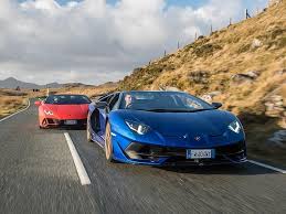 Huracan vs aventador side by side. Aventador Svj Roadster Vs Huracan Evo Spyder Pistonheads Uk