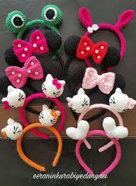 Orgutac Amigurumi Aksesuar Hellokity Minimouse Tac Orgu Yun Iplikleri Tig Isleri
