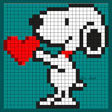 pixel art pattern crochet cross stitch coloriage lettres a-z