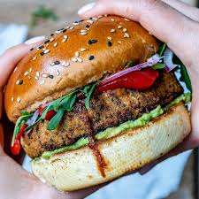 Step 1 in the food processor, mix the mushrooms, red onion, green onions, and vinegar until mostly smooth. Easy Veggie Burger Recipe Vegan Healthy Blondelish Com