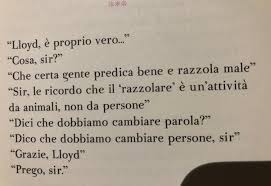 E questo non ci toglie i nostri,vero,lloyd? sir,lei si preoccuperebbe se una . Francesca De Napoli åœ¨twitter ä¸Š Leggere Di Notte Aiuta Libri Costruttivi Una Vita Con Lloyd Simonetempia Https T Co Ii3blxbrtx Twitter