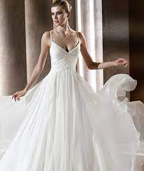Satis A 1 Ruffle Wedding Dress Wedding Dresses Chiffon Wedding Dress