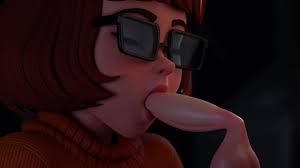 Velma gives a Blowjob in the Dark 