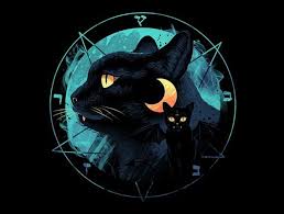 Evil Cat Evil Cat Cat Art Print Cat Art